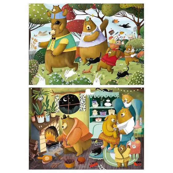 EDUCA BORRAS Puzzle 2X20 Pieces Of The Forest Stories