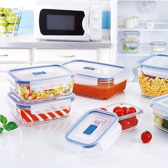 Контейнер стеклянный PUREBOX ACTIVE прямоугольный 820мл