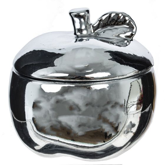 Шкатулка &quot;Яблоко&quot;, L9 W9 H8,5 см, 2в.