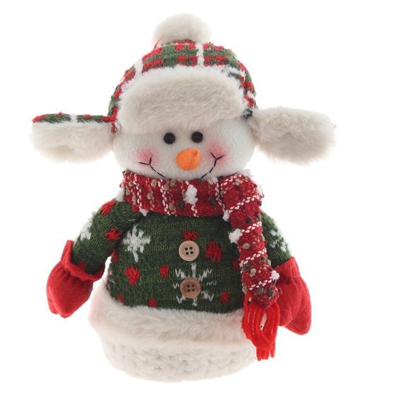 Снеговик, L23 W10 H35 см (полка 25 см.), 2в.