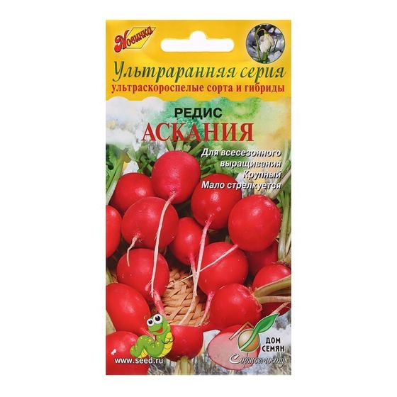 Семена Редис &quot;Аскания&quot;, 130 шт