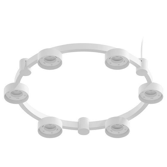 Корпус светильника Techno Ring подвесной для насадок D85 Ambrella light, DIY Spot, C9231, 6хGX53, цвет белый песок