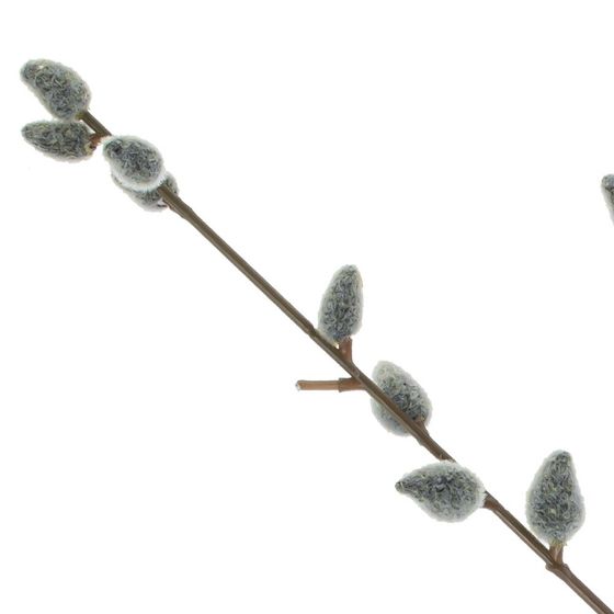 Цветок искусственный "Верба", L10 W8 H83 см