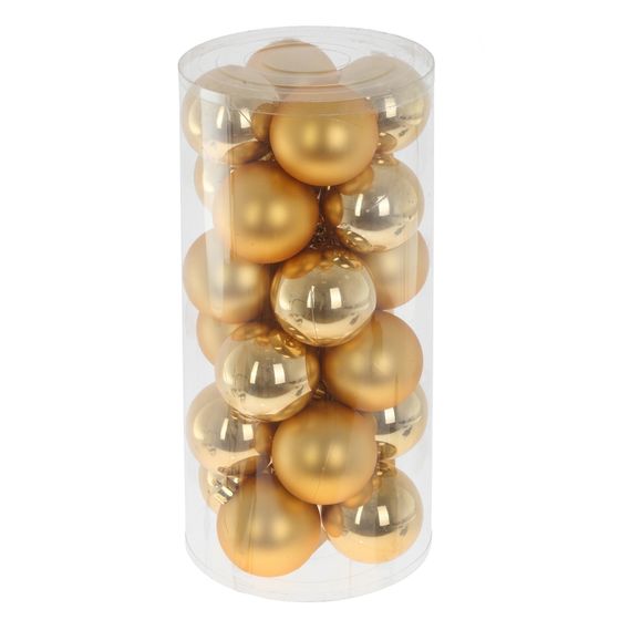 Набор из 24шт Украшение новогоднее &quot;Шар&quot;, D 6 см, L14,5 W14,5 H31 см