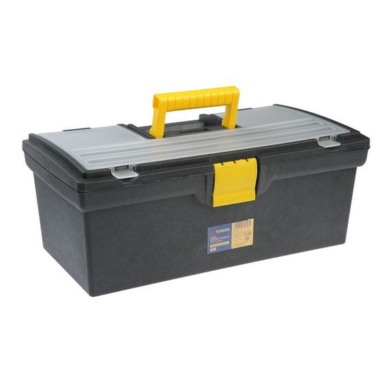 Ящик для инструмента ТУНДРА, 16&quot;, 405 х 215 х 160 мм, пластиковый, органайзер
