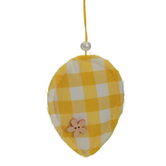 Изделие декоративное подвесное &quot;Яйцо&quot;, Д6 Ш1 В8 см, 2в.