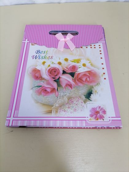 !Пакет подарочный (бумага, плотность 250г/м2), L24 W10.5 H32 см, 4в.