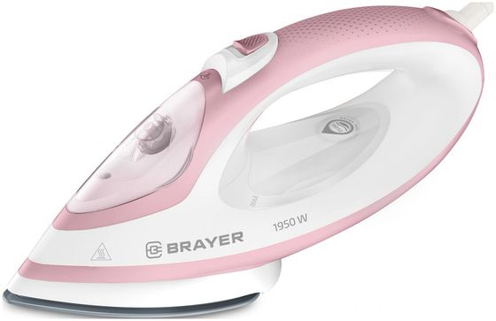 Утюг Brayer BR4080 2000Вт розовый/белый