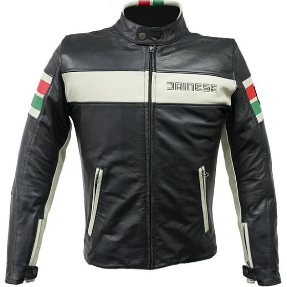 DAINESE HF D1 Motorcycle Jacket Men&#39;s Black-White