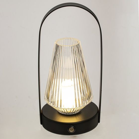 Светильник, L12 W12 H26 см, USB, шнур 0,8 м