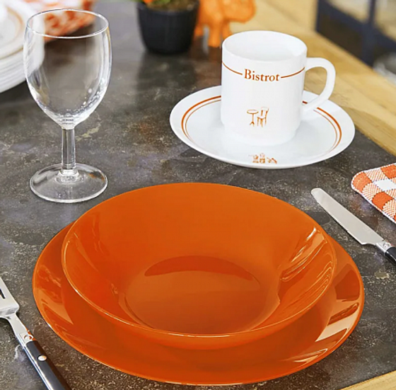 Тарелка десертная АМБИАНТЭ ОРАНЖ 19см