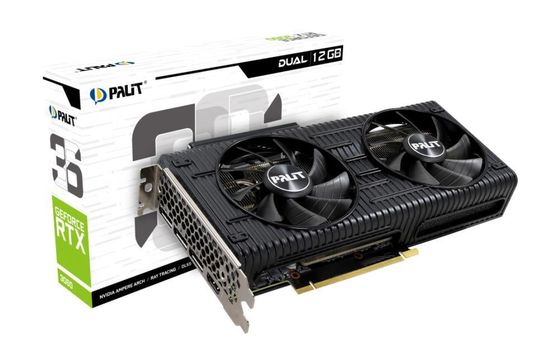Видеокарта Palit PCIE16 RTX3060 12GB GDDR6 PA-RTX3060 DUAL 12G
