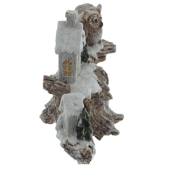 Фигурка декоративная &quot;Зимняя композиция&quot; с подсветкой  (LR44x2,прилаг), L2, L20,5 W9 H14 см, 2в.