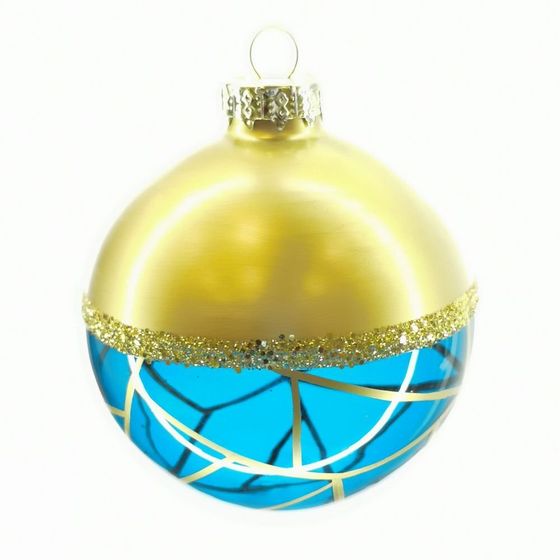 Украшение новогоднее &quot;Шар&quot;, D 8 см, L8 W8 H8 см, 2в.
