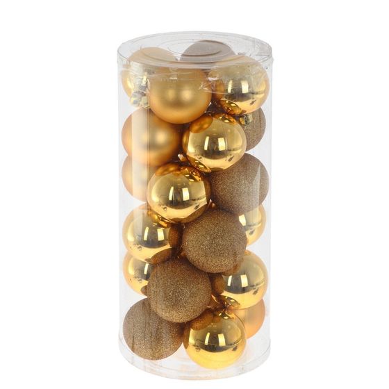 Набор из 24шт Украшение новогоднее &quot;Шар&quot;, D 6 см, L14 W14 H31 см
