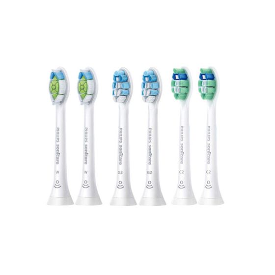 PHILIPS HX9036 Toothbrush Heads Cleaning Gum Protection Bright White Multi-Effect 6 Pack Compatibility