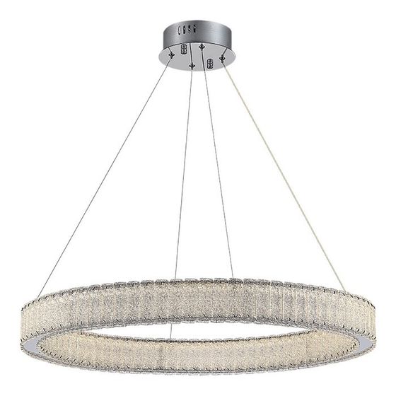 Люстра подвесная St Luce. SL6008.123.01. Latozzo. 1х40 Вт, LED, 3000K, 3000 Lm, 80х80х200 см, цвет хром