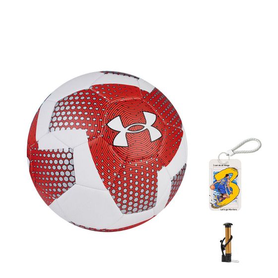 Under Armour Size 5 Soccer TPU Machine Stitched Soccer Ball Unisex Red White