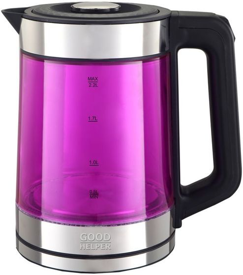 Чайник электрический Goodhelper KPG-2201 pink 2,2л 2200Вт розовый