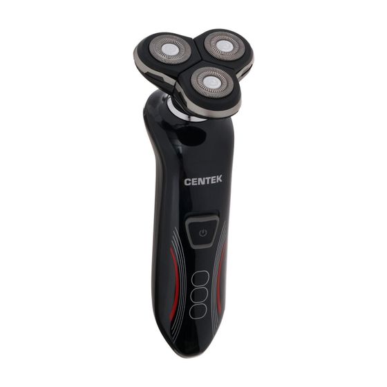 Бритва роторная Centek CT-2159 аккум./сеть черный/хром