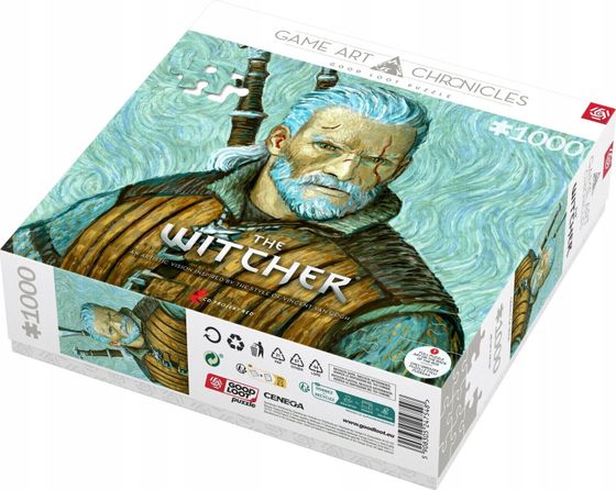 Good Loot Good Loot Puzzle: Game Art Chronicles - The Witcher - Geralt &amp; Vincent van Gogh (1000 elementów)