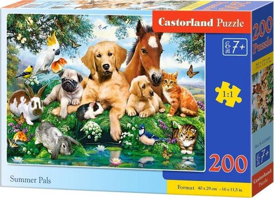 Castorland Puzzle 200 Summer Pals CASTOR