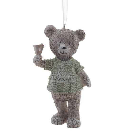 Изделие декоративное подвесное "Мишка", L5 W3,5 H10 см, 2в.