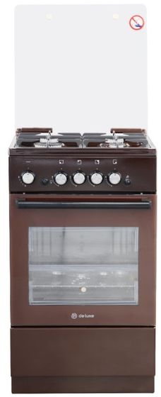 Плита газовая De Luxe 5040.32г(кр)чр 014 коричневая