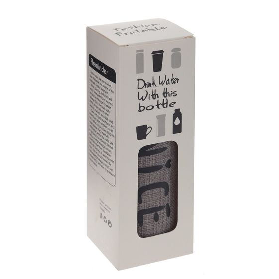 Бутылка, 400 мл, L6,5 W6,5 H20 см