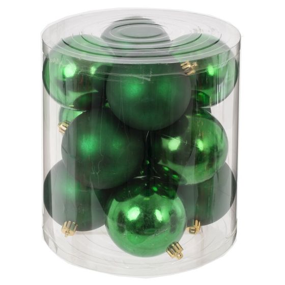 Набор из 12шт Украшение новогоднее &quot;Шар&quot;, D 8 см, L19 W19 H21,5 см