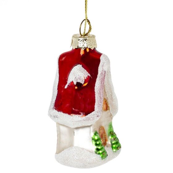 Украшение новогоднее "Домик", L4 W3 H9 см