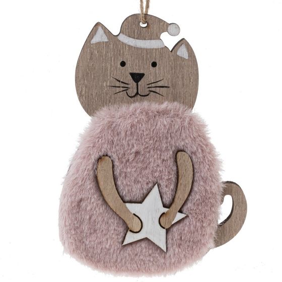 Изделие декоративное подвесное &quot;Кошечка&quot;, L8,5 W2,5 H12 см, 2в.
