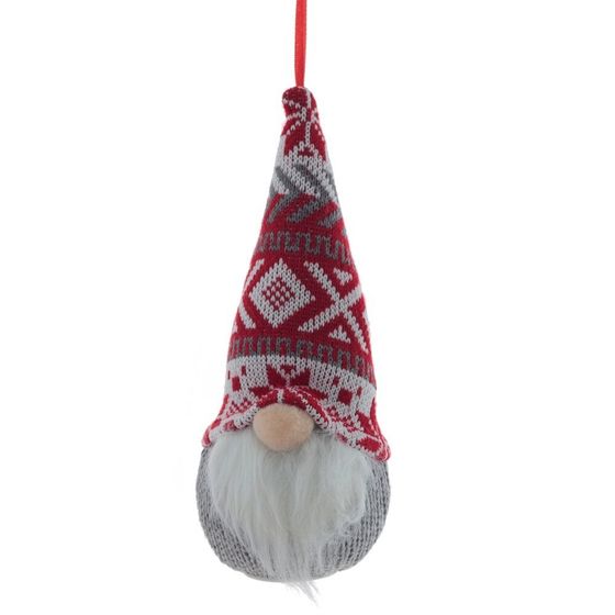 Игрушка набивная подвесная &quot;Гном&quot; (3xLR44), L7 W7 H19 см, 4в.