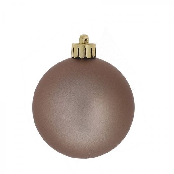 Набор из 40шт, Украшение новогоднее Шар &quot;Молочный шоколад&quot;, D3/4/5/6 см, L14 W14 H26 см