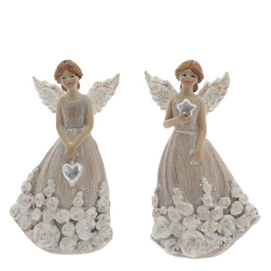 Фигурка декоративная &quot;Ангел&quot;, L5 W3,5 H9 см, 2в.