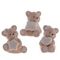 Фигурка декоративная &quot;Медвежонок&quot; (блок 3 шт), Д5 Ш4 В6,5 см, 3в.