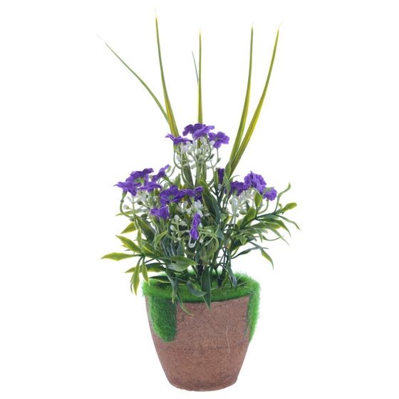 Цветочная композиция, L11 W11 H27 см, 4в.