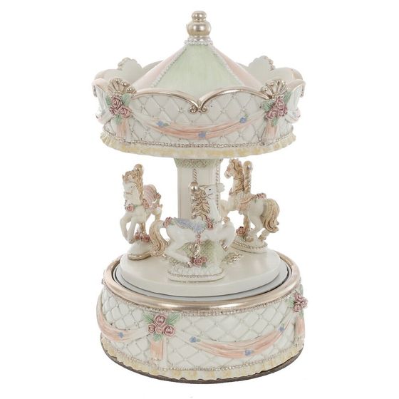 Фигурка декоративная &quot;Карусель&quot; (муз, движ), L10,5 W10,5 H16,5 см