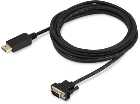 Кабель Buro DisplayPort(m) - VGA(m) 3м черный (BHP DPP_VGA-3)