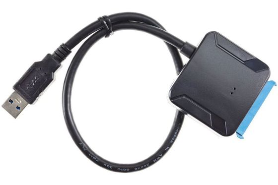 Кабель-адаптер Vcom USB 3.0(m) - SATA III(m) 0.2м черный (CU816)