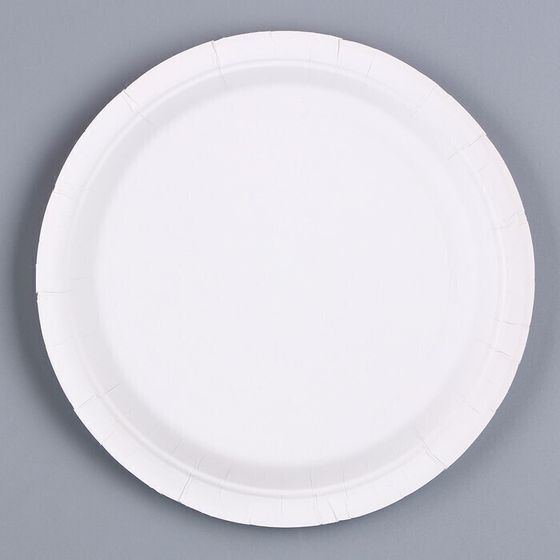 !09 Набор из 12 одноразовых бумажных тарелок 180 мм.для Гендер-пати
