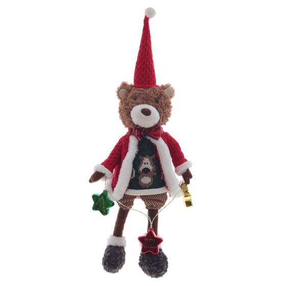 Игрушка набивная с подсветкой &quot;Медвежонок&quot;, (AAAх2 н/п), L20 W13 H56/30 см