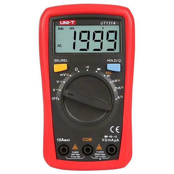 Мультиметр цифровой UNI-T UT131A 250В 10А 200МОм