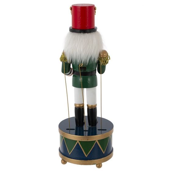 Фигурка декоративная "Щелкунчик" с музыкой и движением,, L10,5 W10,5 H30,5 см