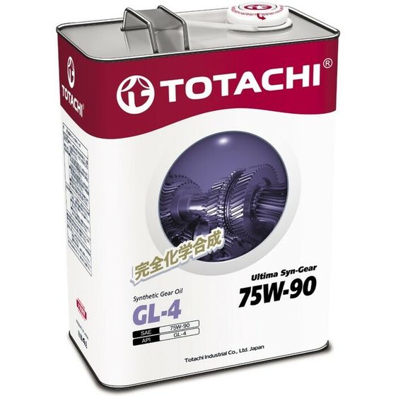 Трансмиссионное масло Totachi, 75W90, &quot;Ultima Syn-Gear&quot;, GL4, 4 л