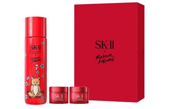 SK-II Limited Edition Crystal Clear Gift Box Skincare Sets Hydrating Repair Three-Piece Set