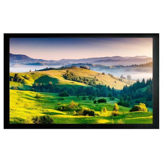 Экран Cactus 169x300см CS-PSFRE-300X169, 16:9, настенный, натяжной, на раме