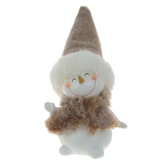 Фигурка декоративная &quot;Снеговик&quot;, L5,5 W8 H12 см, 2в.