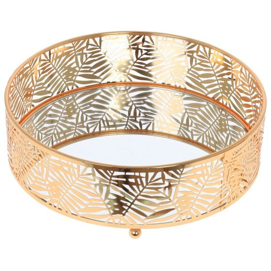 Поднос декоративный, L35 W35 H10 см