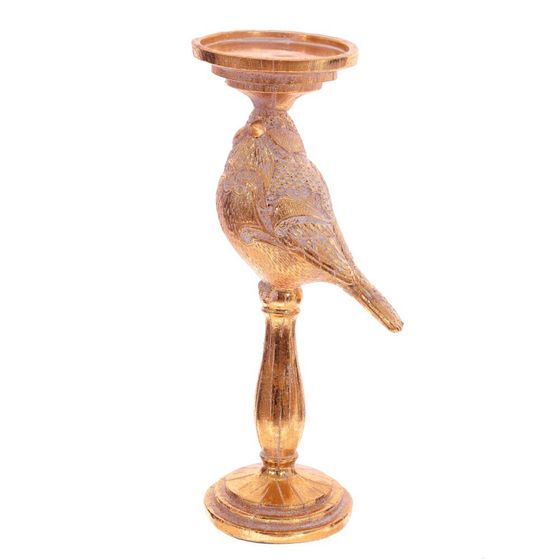 Подсвечник &quot;Птица&quot;, L12 W8,5 H26,5 см